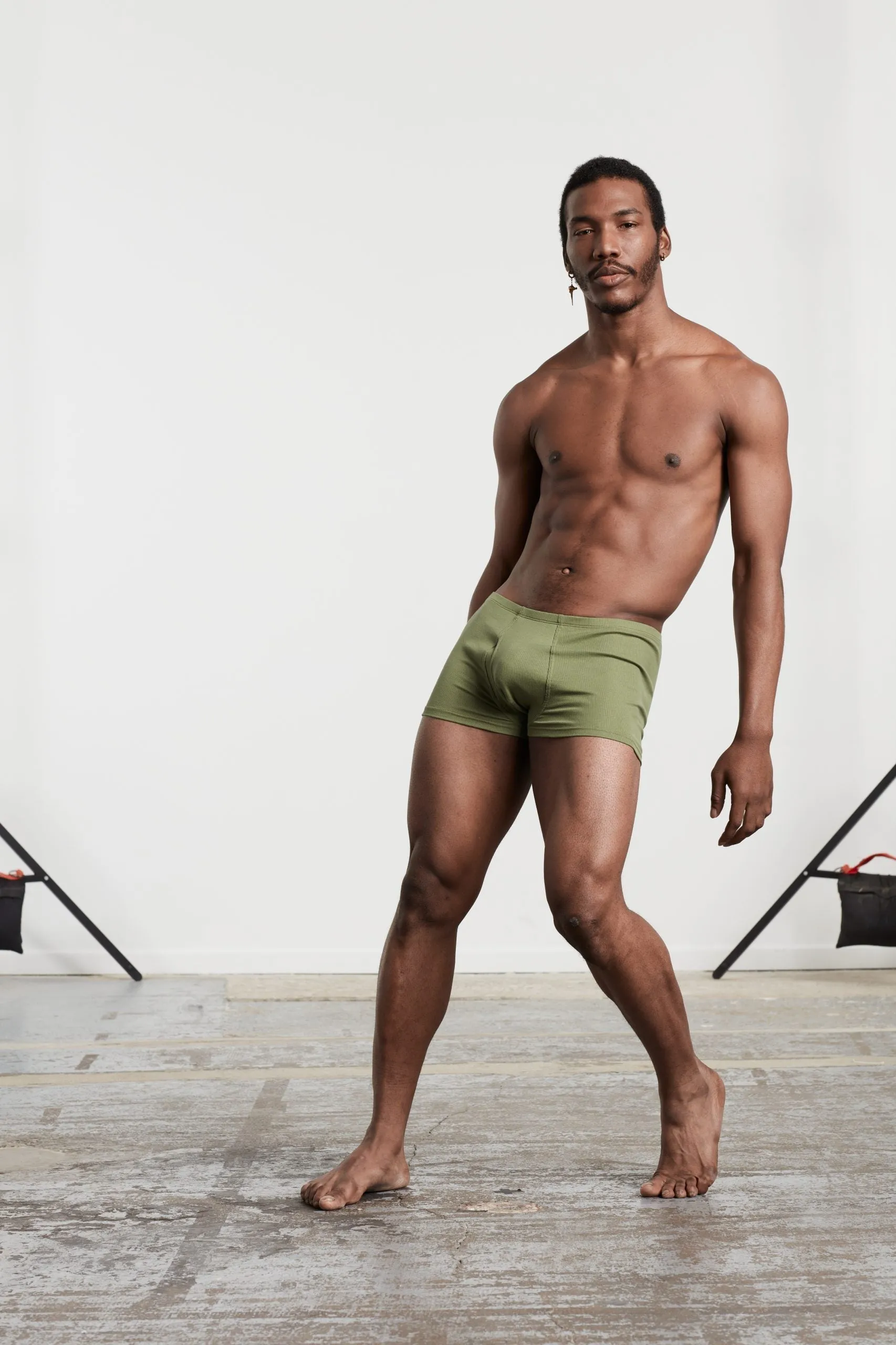 ANDREAS BOXERS IN DOLLAR GREEN BY ANDREAS KRONTHALER X YASMINE ESLAMI