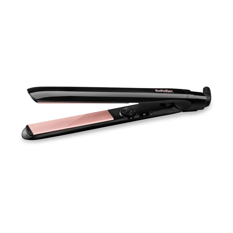 Babyliss Smooth Control 235 Straightening Iron Warm Black,Pink Gold 3 M