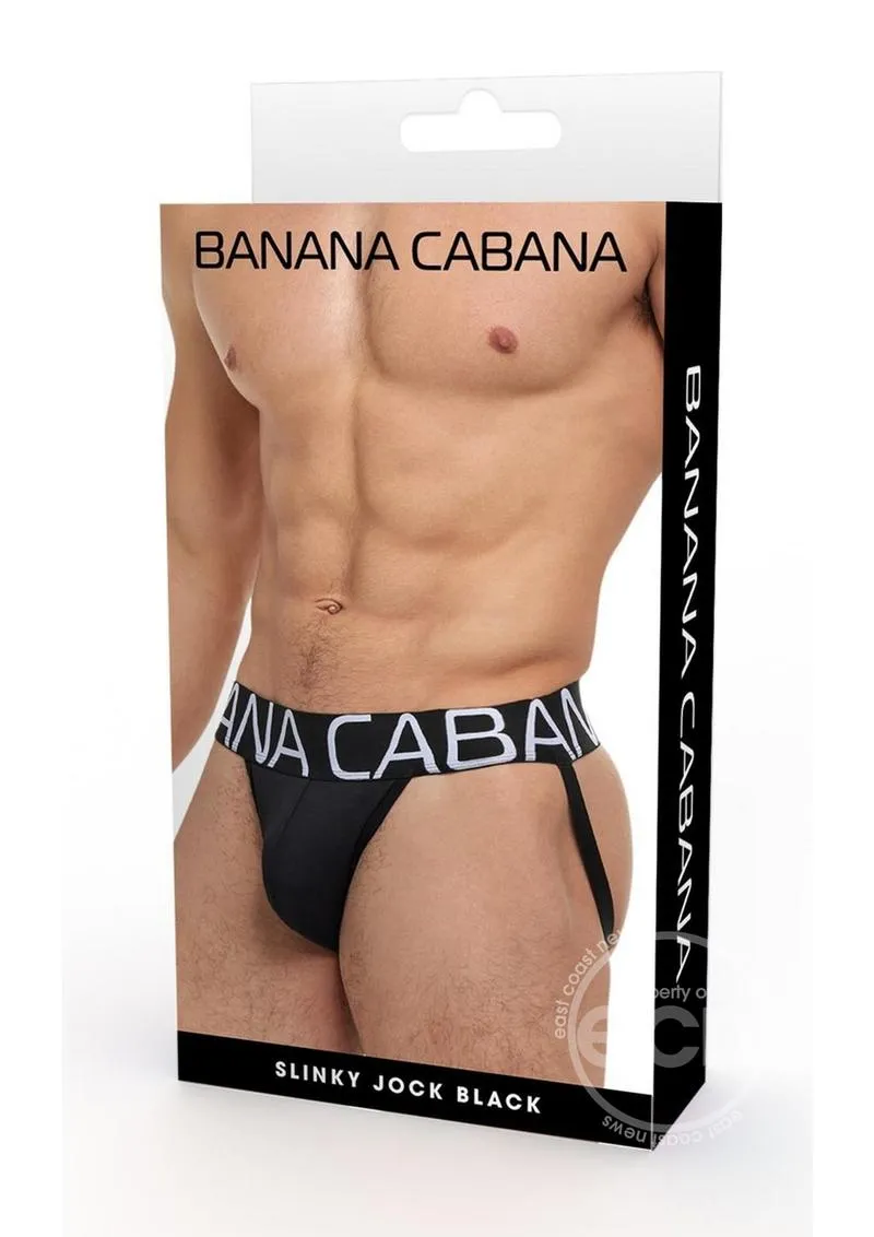 Banana Cabana Jock Black