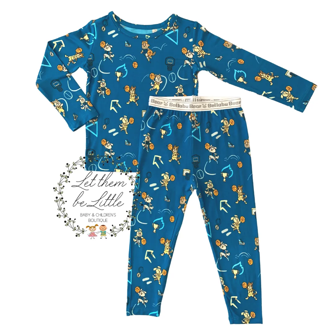 Bellabu Bear 2 piece PJ Set - Basket Pups