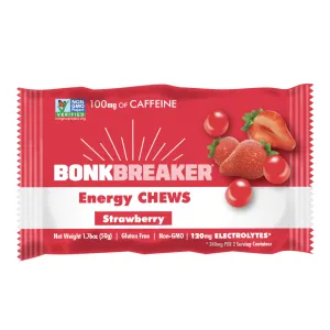 Bonk Breaker Strawberry Energy Chews with Caffeine