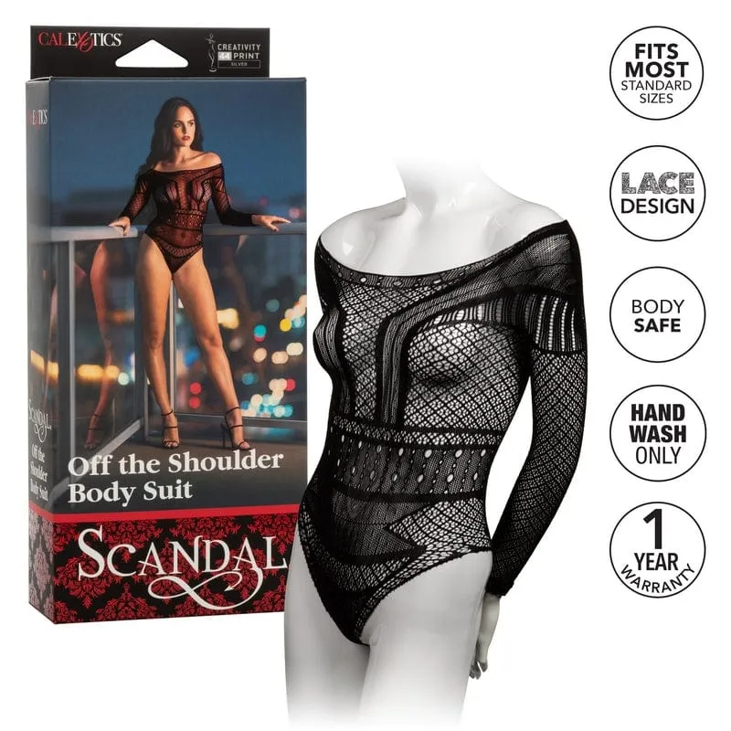 Calexotics Scandal Off the Shoulder Body Suit