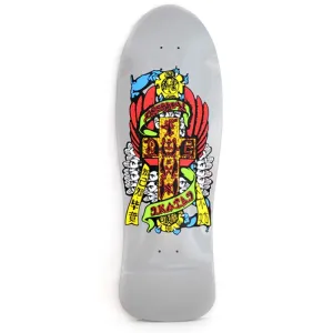 Dogtown 10.125" x 30.325" Eric Dressen Hands 80s Reissue Warm Grey Dip Skateboard Deck