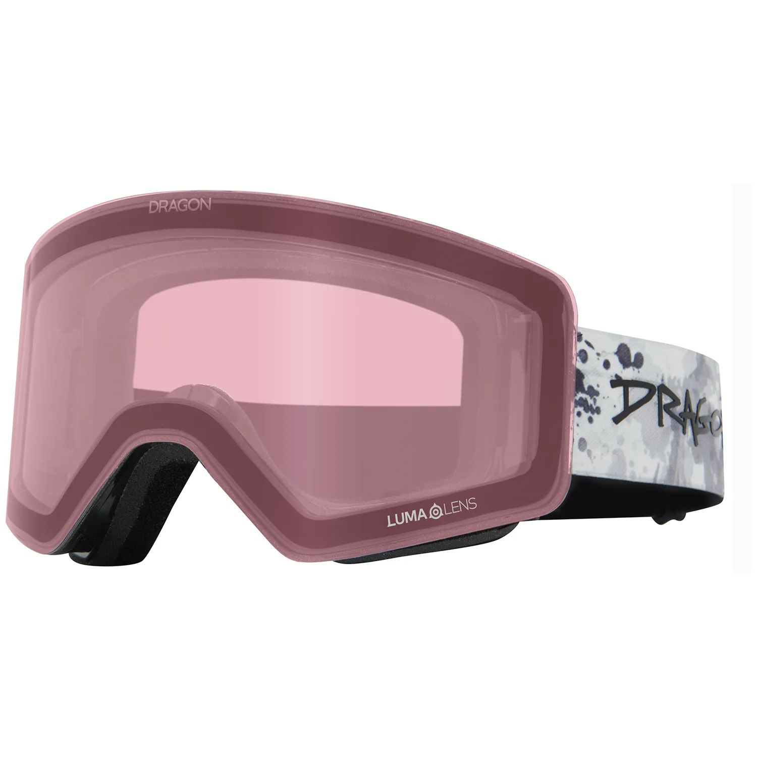 Dragon R1 OTG Snow Goggles 2024 Bushido / Lumalens Silver Ion   Lumalens Light Rose