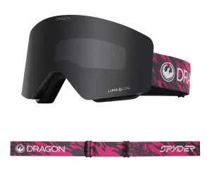 Dragon R1 OTG Snow Goggles Low Bridge 2024 Watermelon / Lumalens Dark Smoke   Lumalens Light Rose