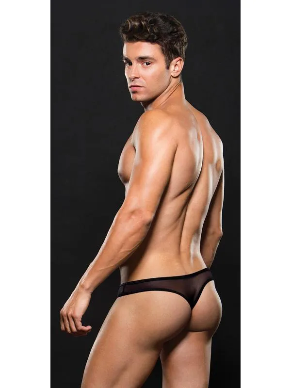 Envy Mesh Thong Black L/XL