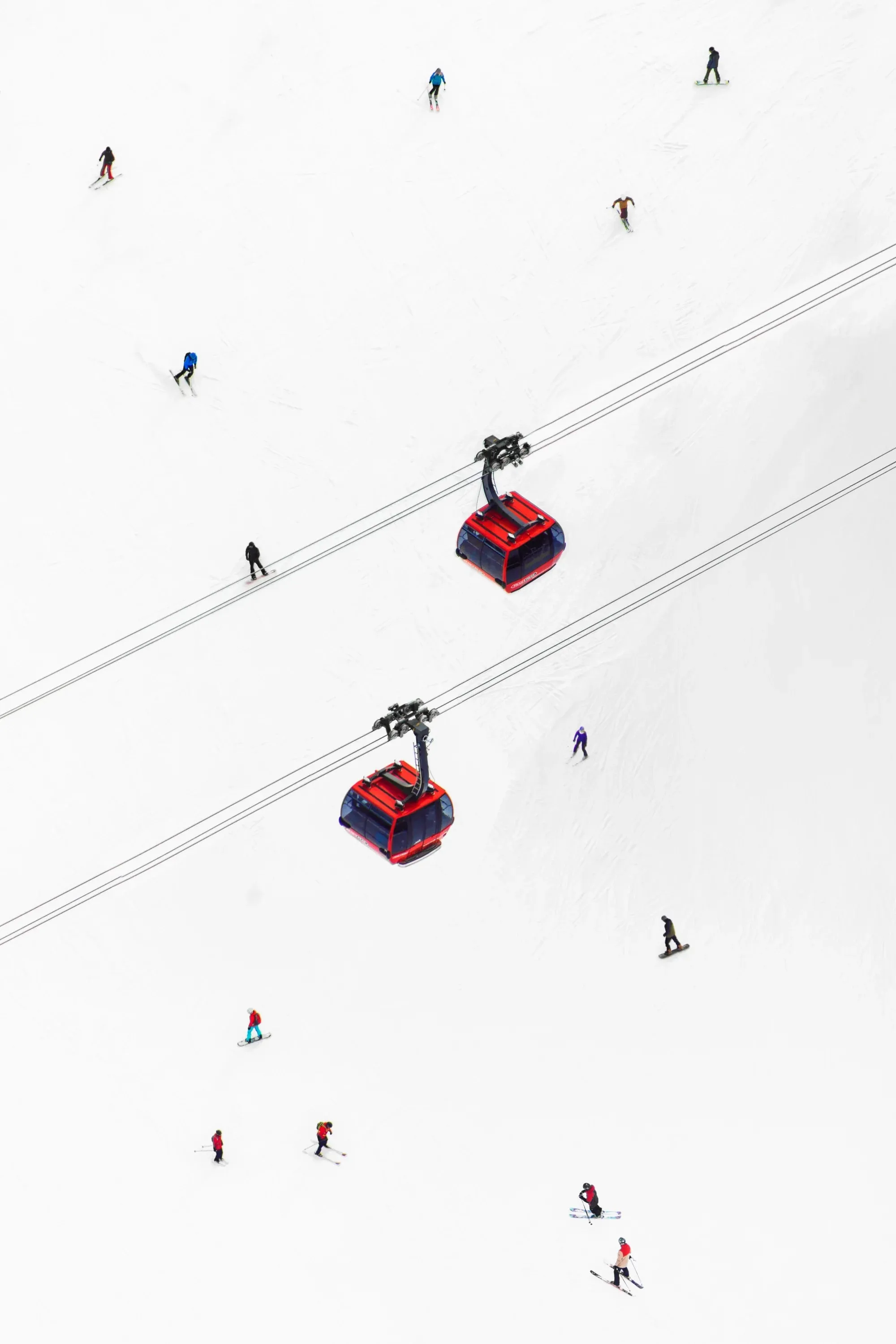 Gray Malin - Peak to Peak Gondolas Vertical, A La Montagne