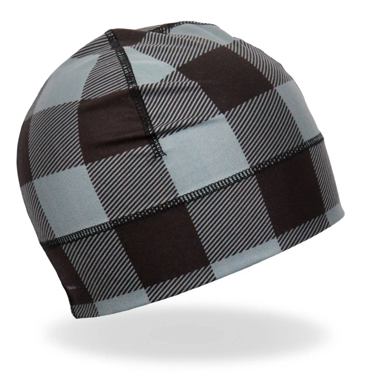 Hot Leathers Grey Plaid Helmet Liner KHC4006