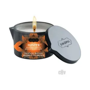 Kama Sutra Ignite Massage Candle Tropical Mango 6oz