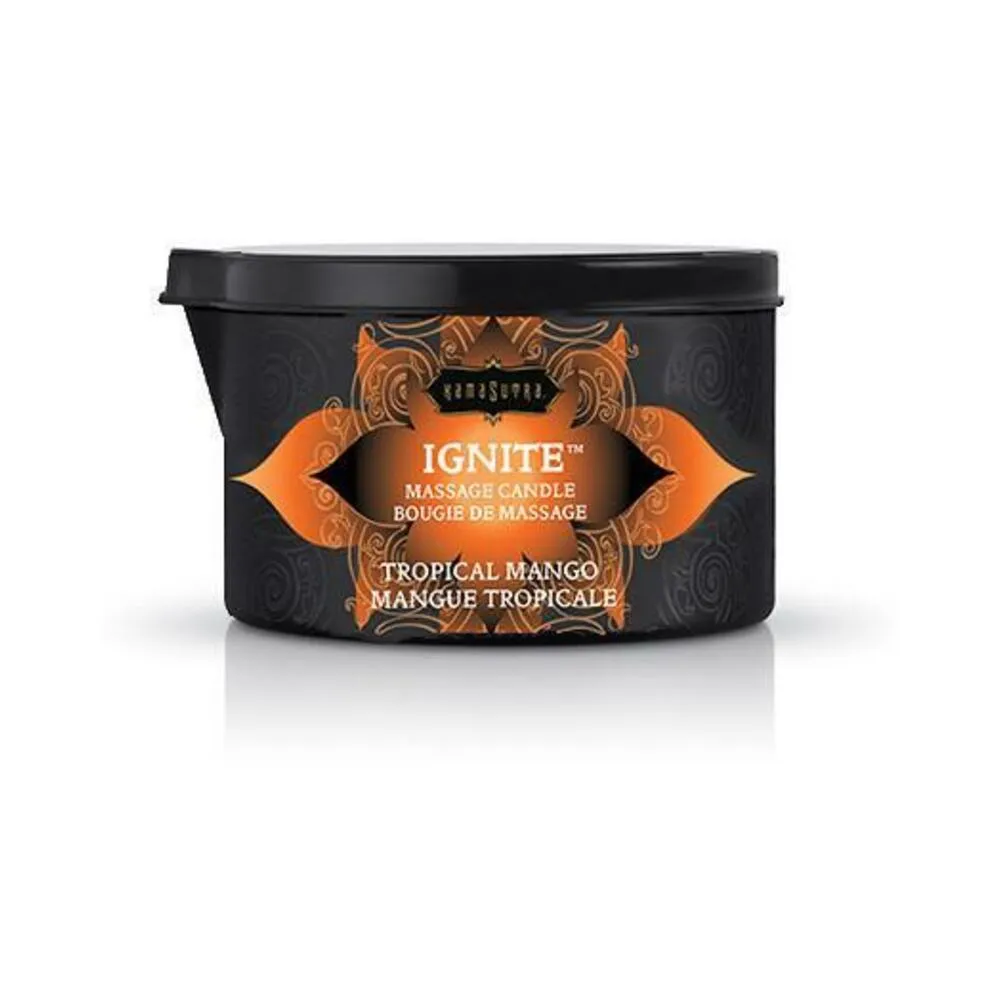 Kama Sutra Ignite Massage Candle Tropical Mango 6oz