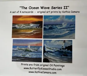 KMC The Ocean Wave Series II - 4 Notecards