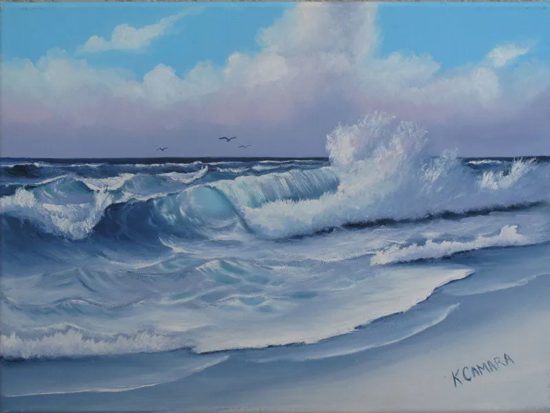 KMC The Ocean Wave Series II - 4 Notecards