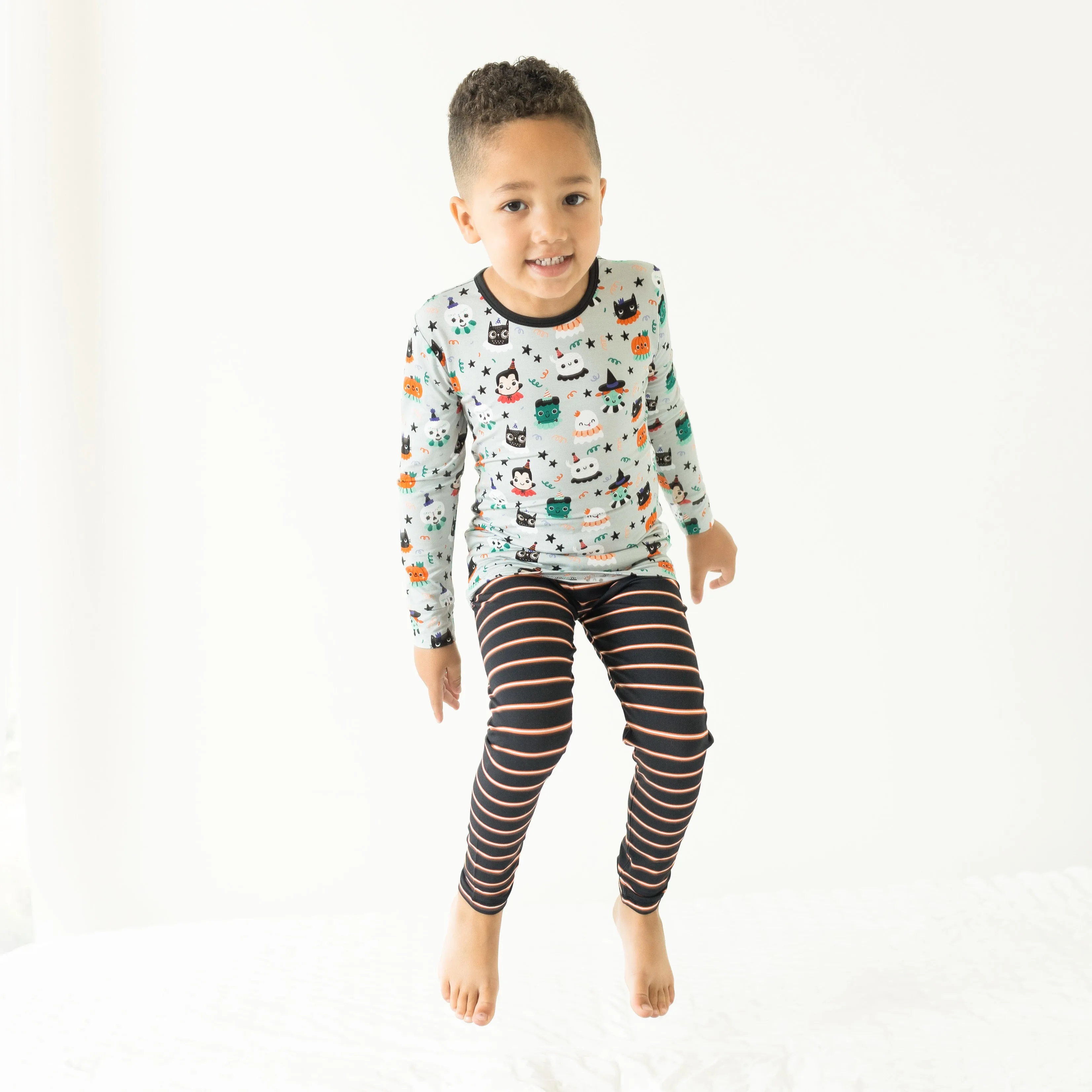 Macaron   Me Long Sleeve Toddler PJ Set - Spooky Celebration