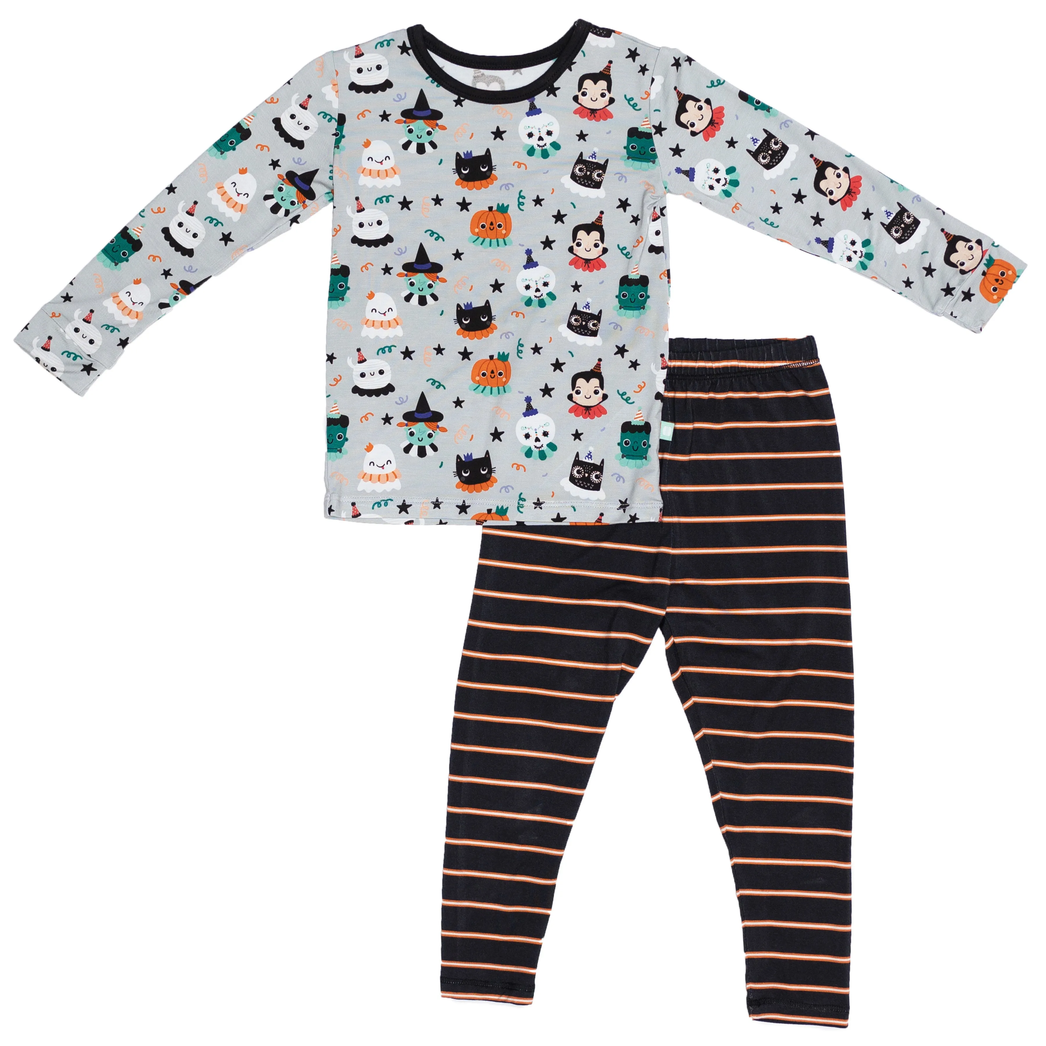 Macaron   Me Long Sleeve Toddler PJ Set - Spooky Celebration