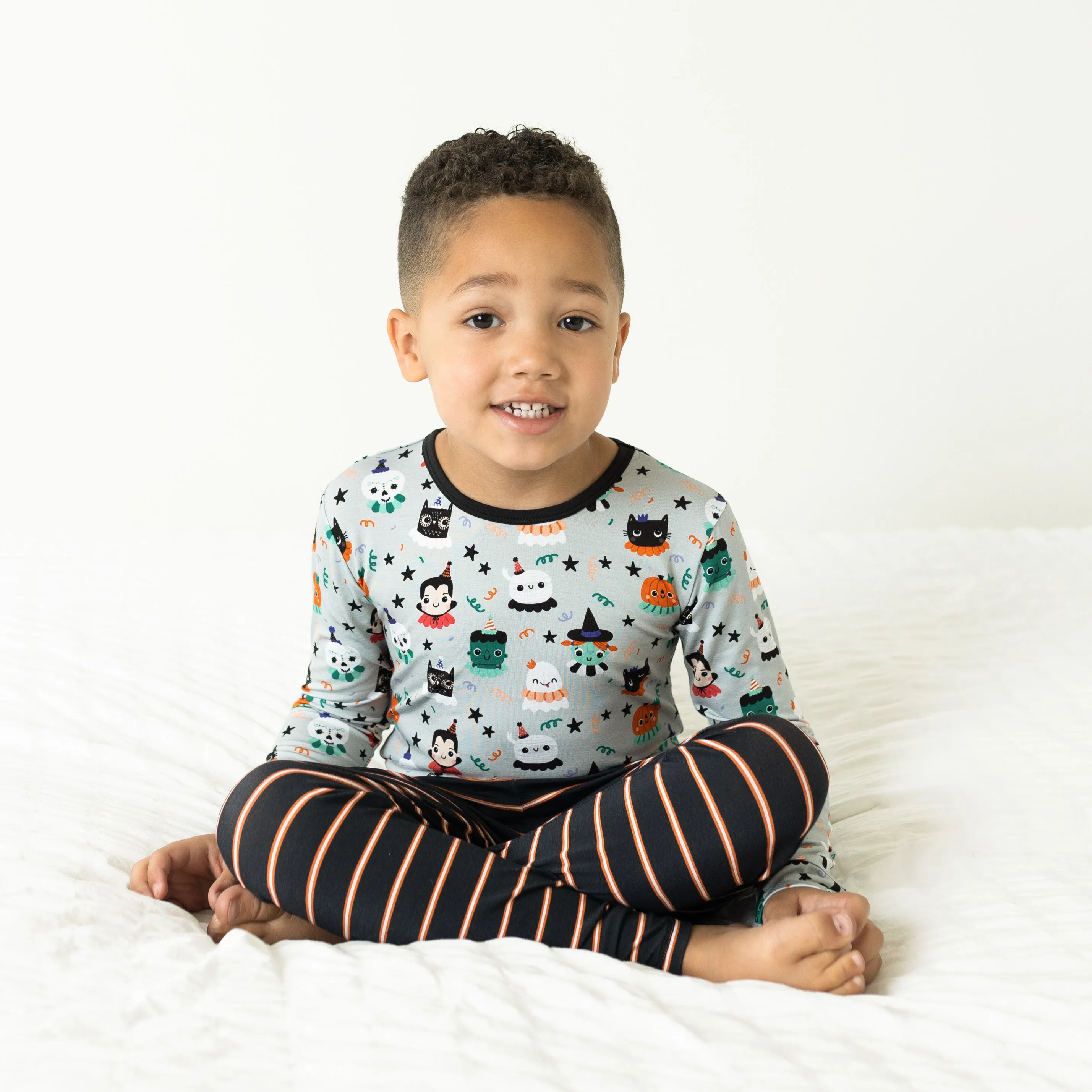 Macaron   Me Long Sleeve Toddler PJ Set - Spooky Celebration