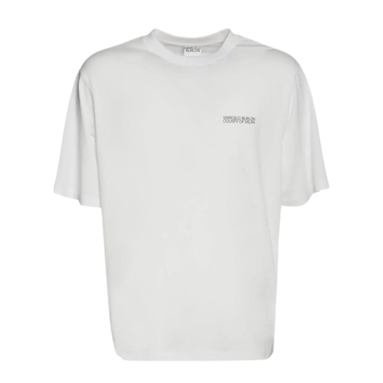 Marcelo Burlon Tempera Over Cross White T-Shirt