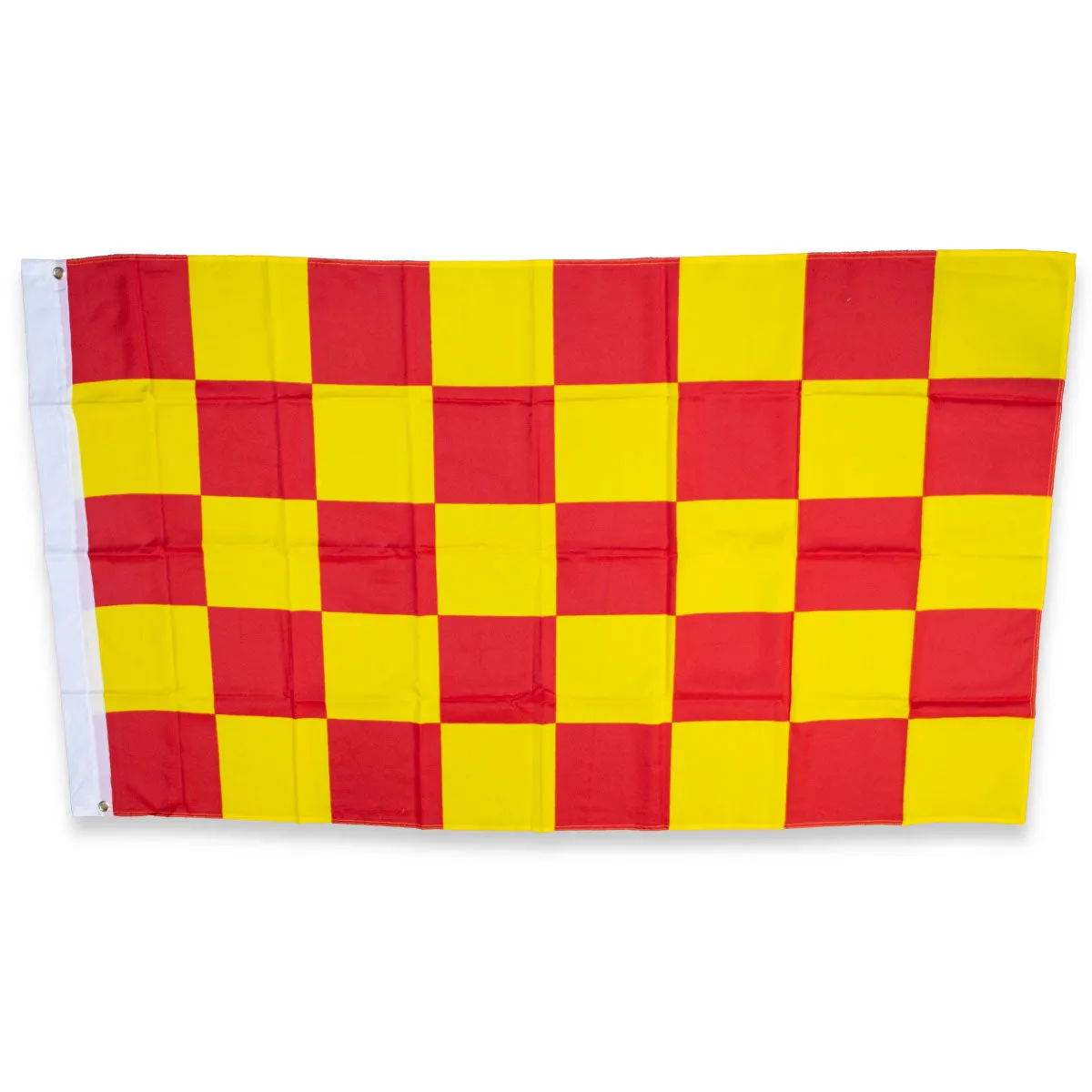 Mc Keever Sports Red/Yellow 5' x 3' Chequered Flag