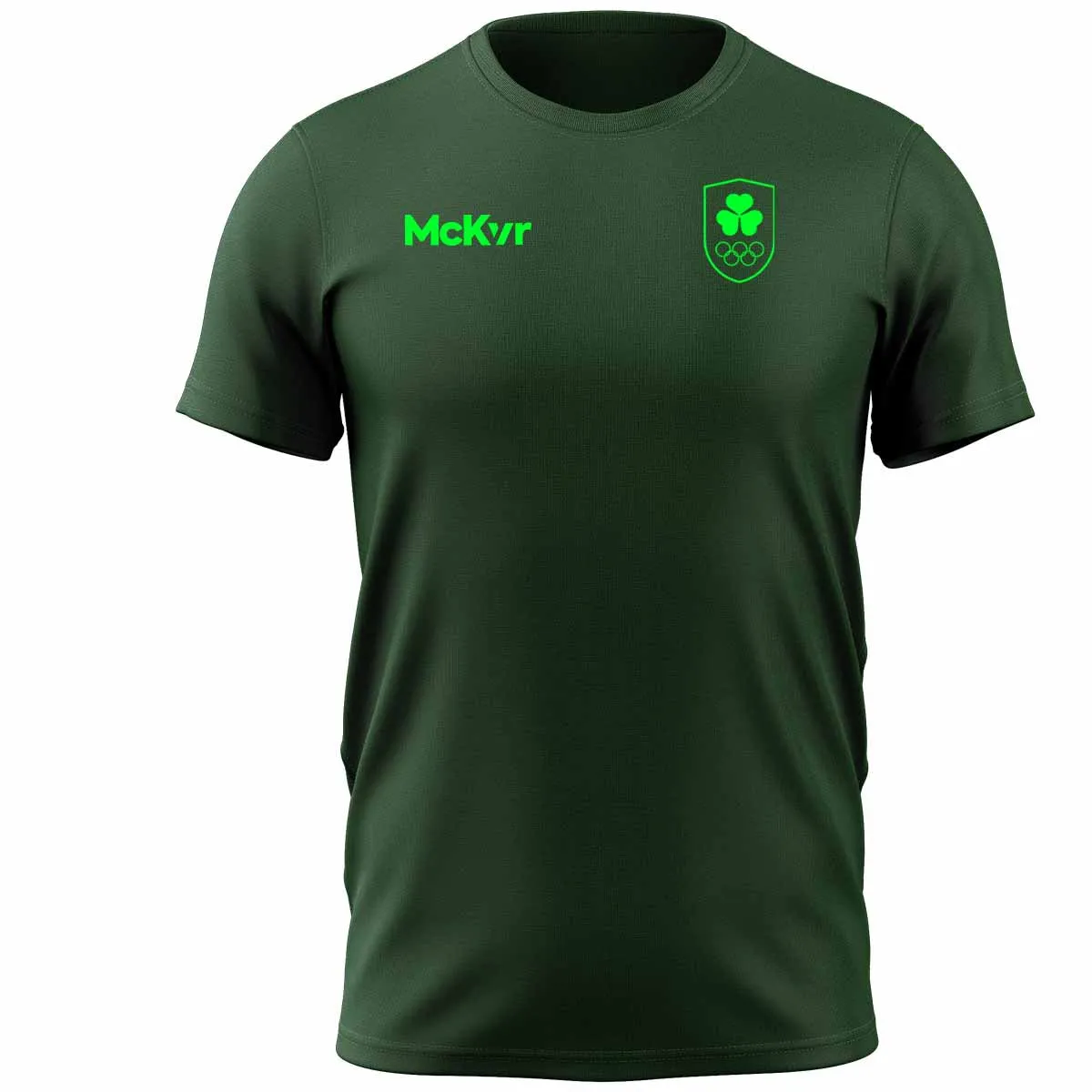 Mc Keever Team Ireland Tee - Adult - Bottle Green