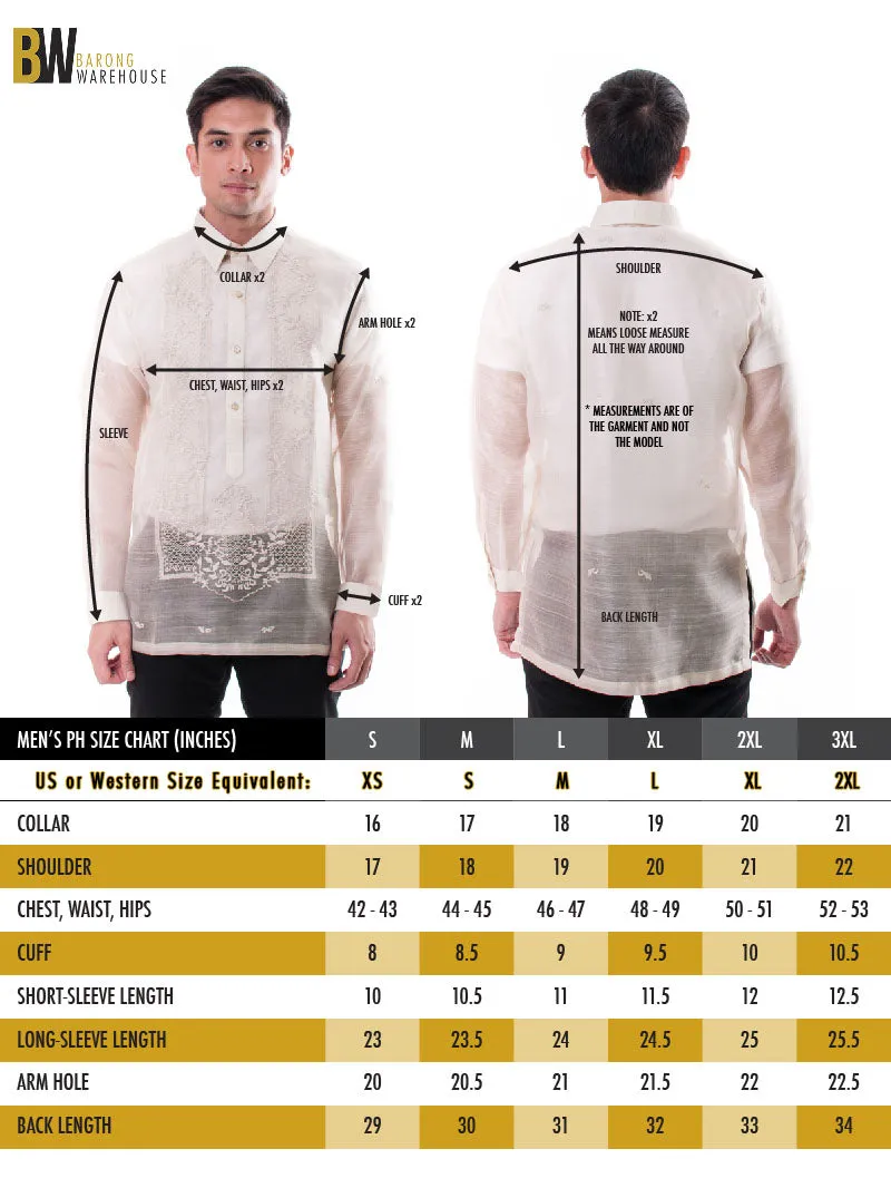 MO31 - Organza Pina Barong Tagalog