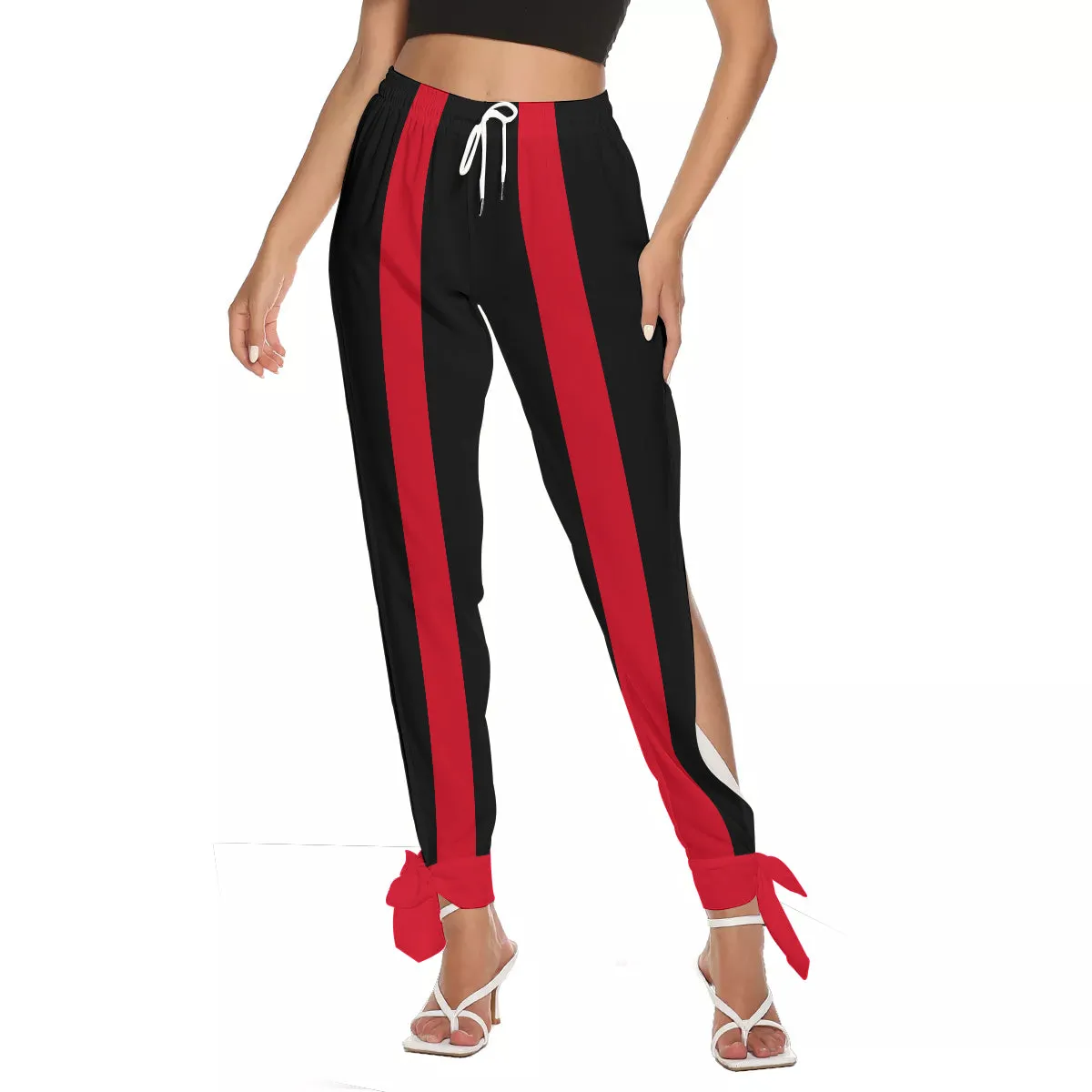 MOPAR BOOP  Side Seam Cutout Pants With Bottom Strap