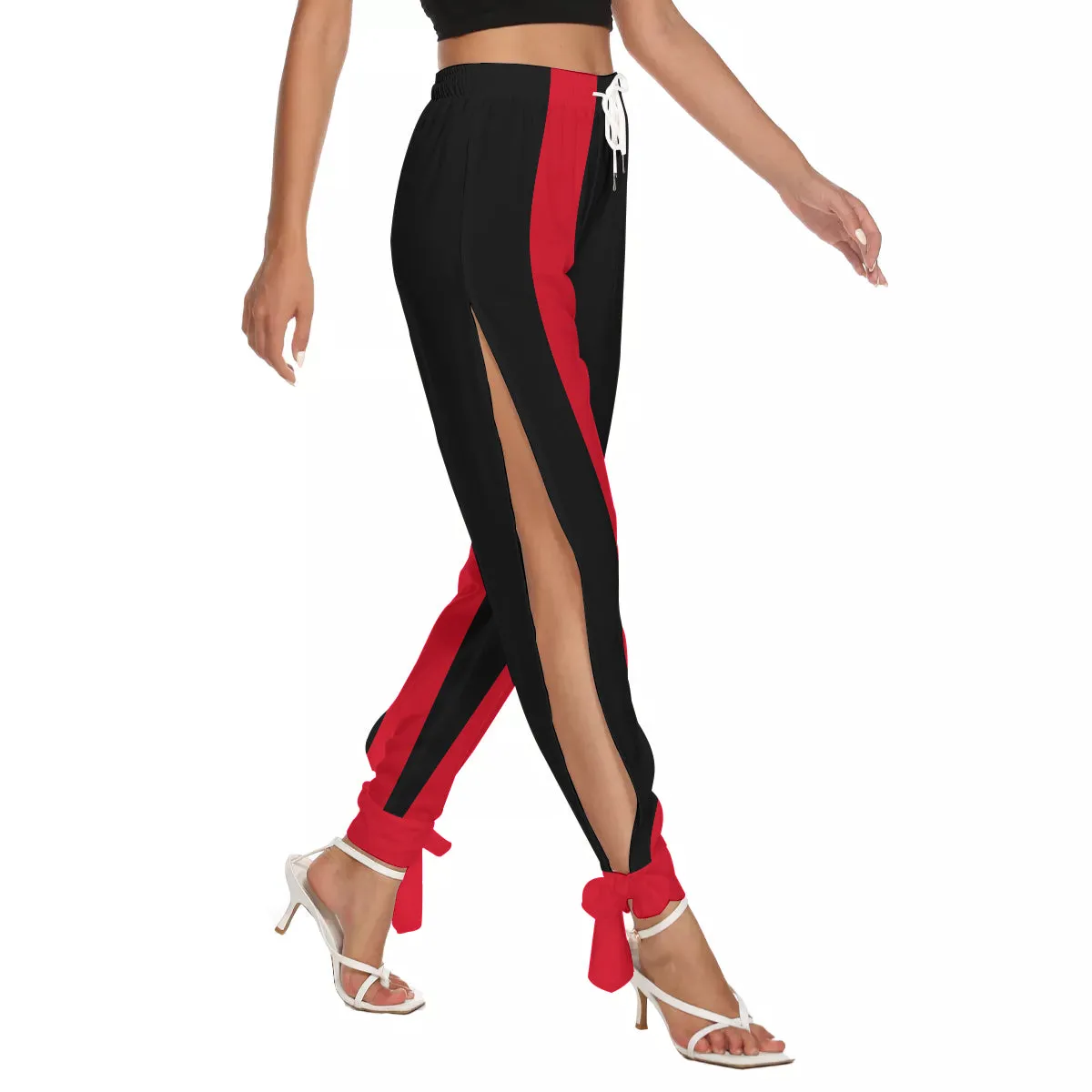 MOPAR BOOP  Side Seam Cutout Pants With Bottom Strap