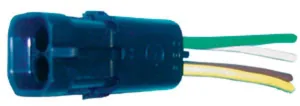 Multi-Pin Weather-Pak Connector: 4 Conductor Male Square