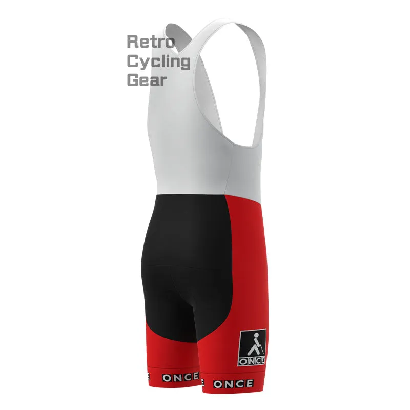 ONCE Red Retro Short Sleeve Cycling Kit