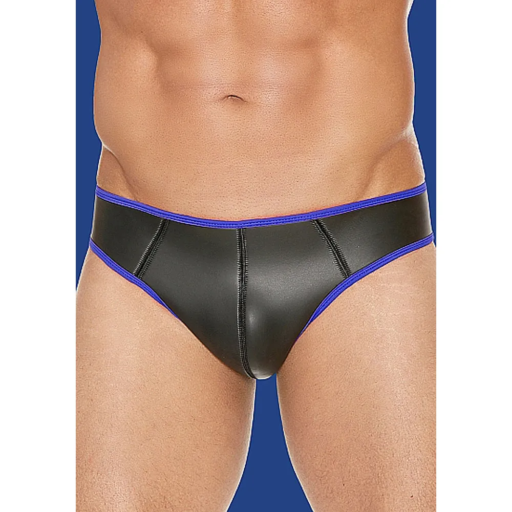 Ouch! Puppy Play Neoprene Jockstrap Blue L/XL