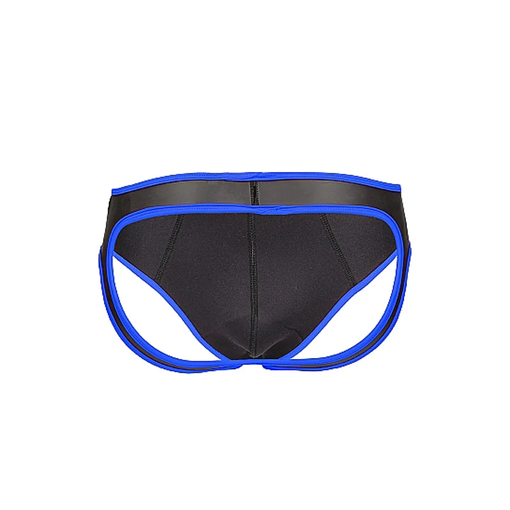 Ouch! Puppy Play Neoprene Jockstrap Blue L/XL