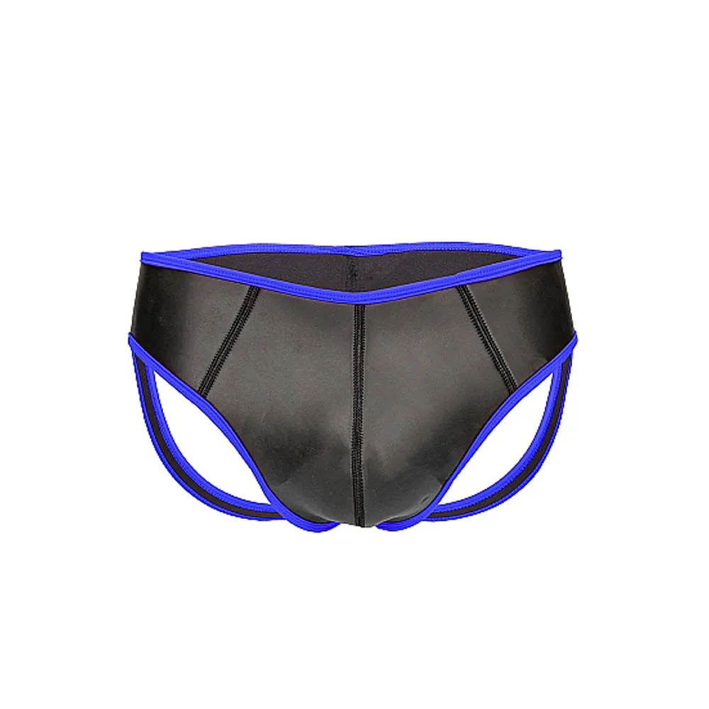 Ouch! Puppy Play Neoprene Jockstrap Blue L/XL