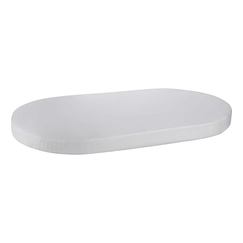 Oval Cot Jersey Cotton Fitted Sheet