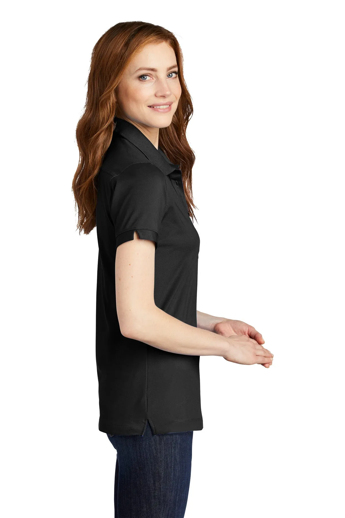 Port Authority® Ladies Stretch Pique Polo. L555