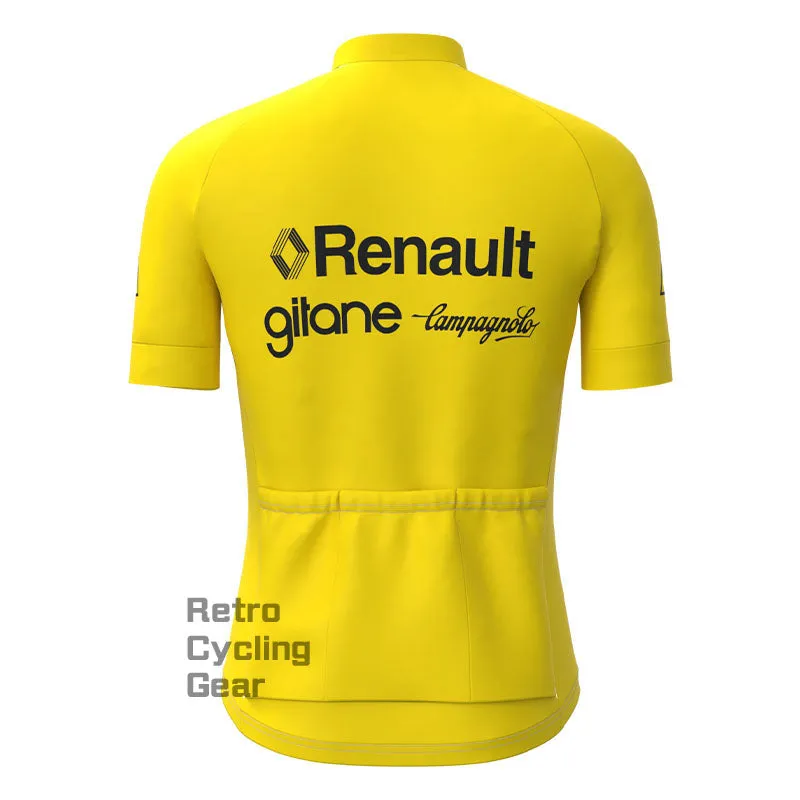 Renault Yellow Retro Short sleeves Jersey