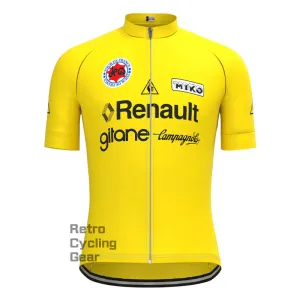 Renault Yellow Retro Short sleeves Jersey