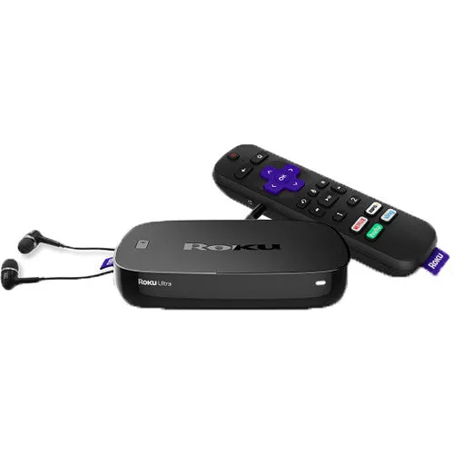 Roku Ultra HD/4K/HDR Streaming Media Stick Player with Premium JBL Headphones Model 4670R