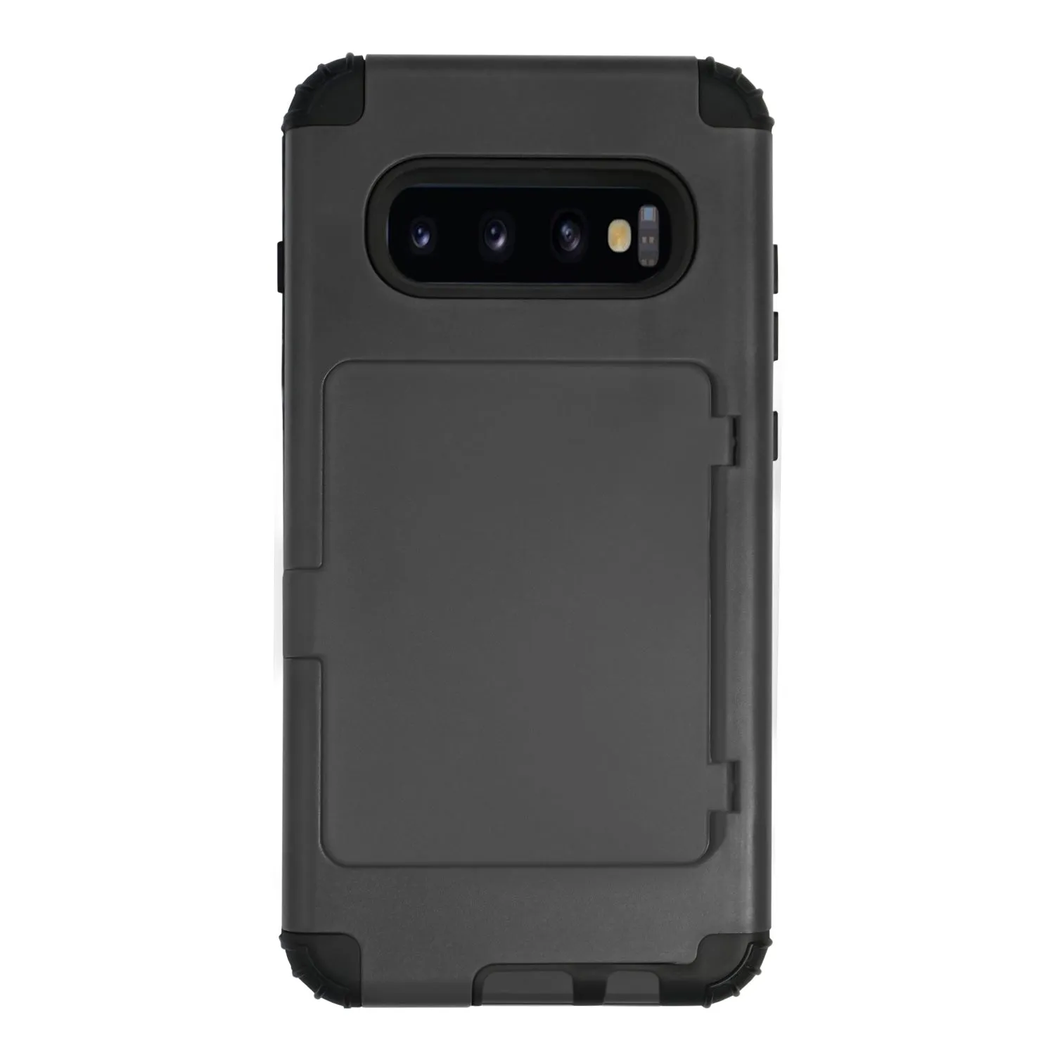 Samsung Galaxy S10  Case - Tough Defender, Card Slot, Mirror