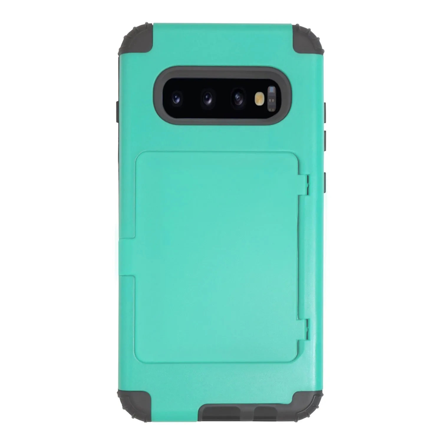 Samsung Galaxy S10  Case - Tough Defender, Card Slot, Mirror