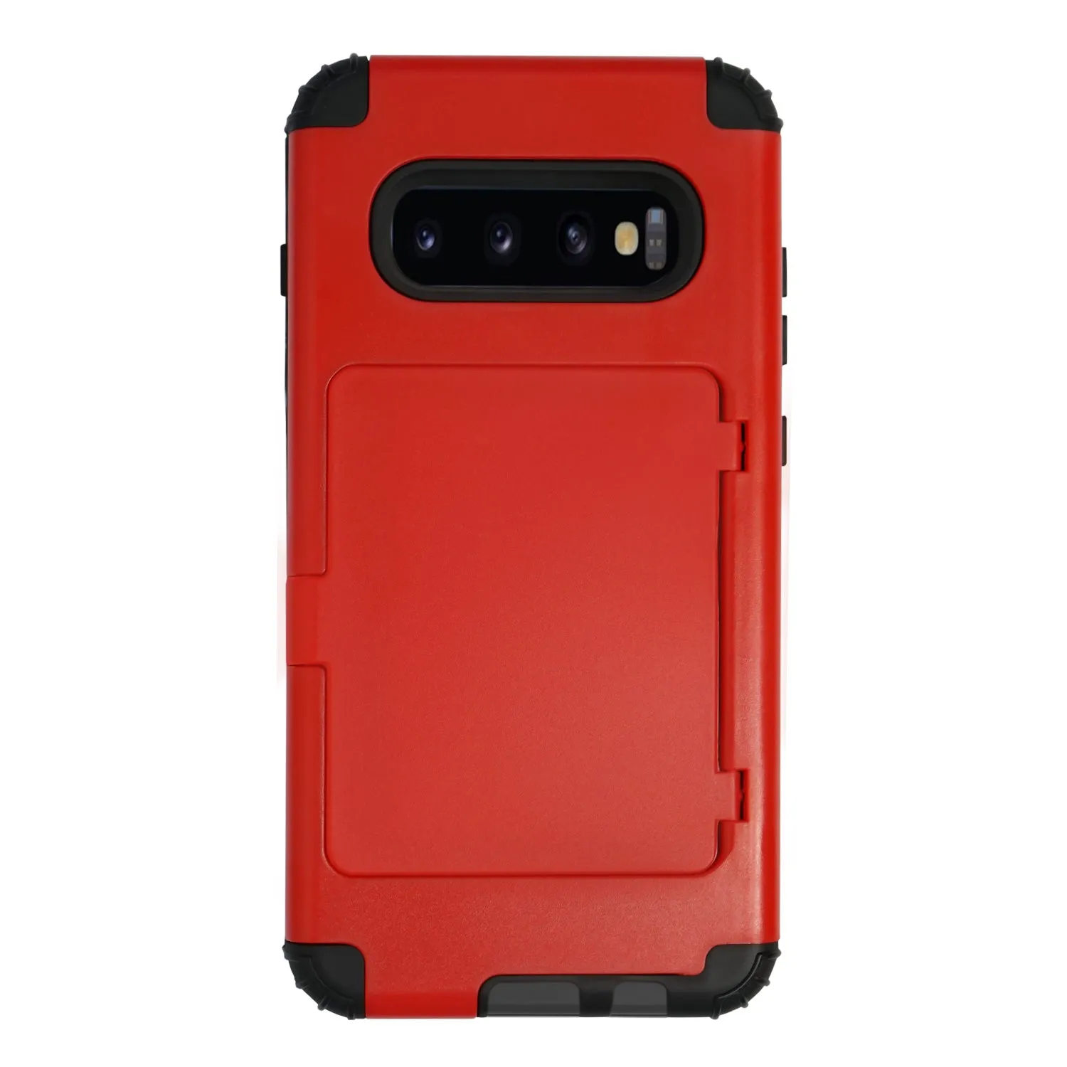 Samsung Galaxy S10  Case - Tough Defender, Card Slot, Mirror