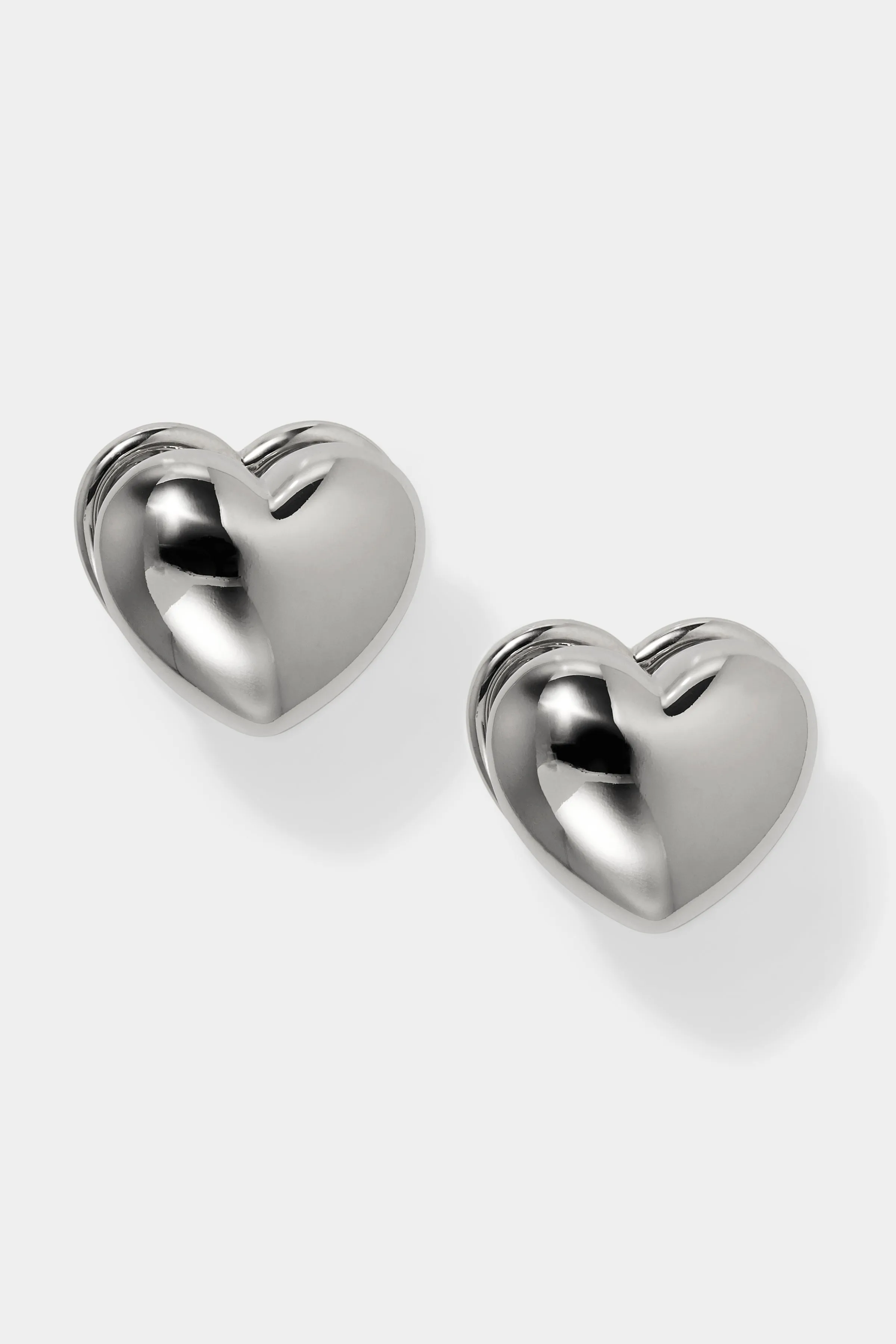 SUNLIGHT HEART HUGGIE HOOP EARRINGS