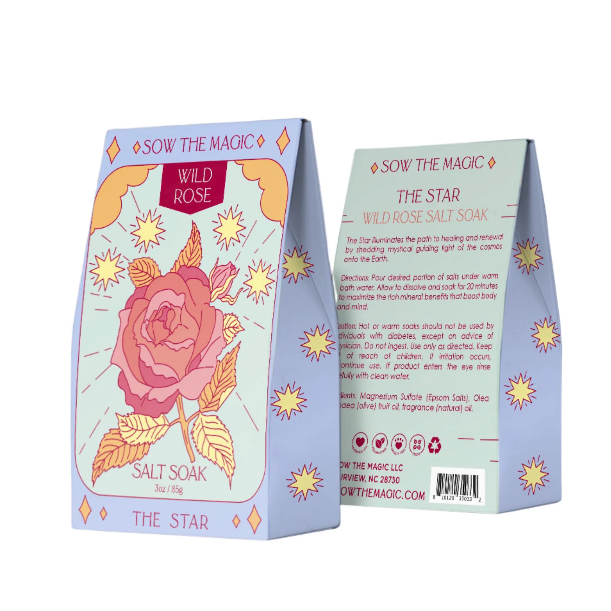 The Star Salt Soak in Wild Rose