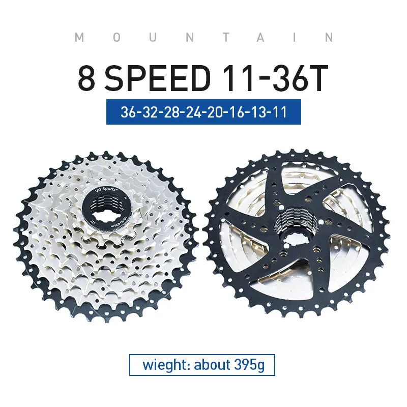 VG Sports MTB 8-Speed Steel Bicycle Cassette