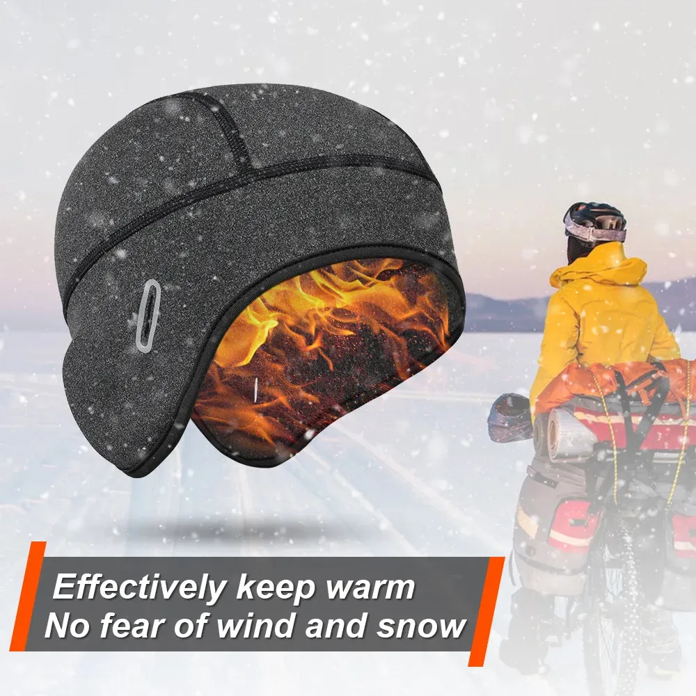 Winter Cycling Cap Windproof Thermal Ski Snowboard Caps Running Hiking Riding Bicycle Biker Helmet Liner Beanies Hats Men Women