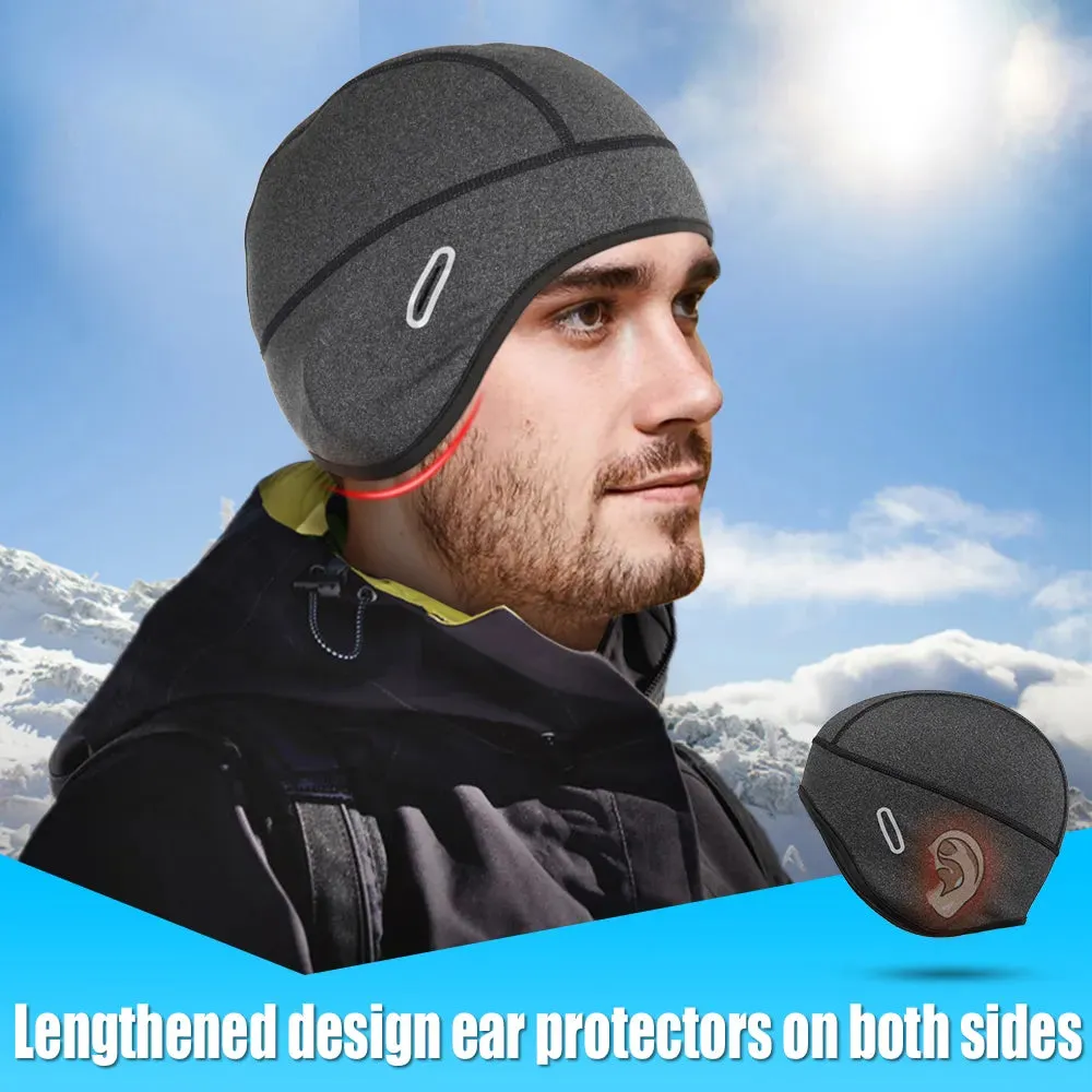 Winter Cycling Cap Windproof Thermal Ski Snowboard Caps Running Hiking Riding Bicycle Biker Helmet Liner Beanies Hats Men Women