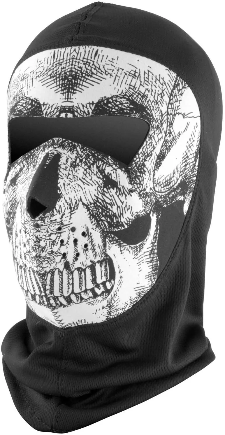 ZanHeadgear WBC002NFME Extreme Coolmax Balaclava Full Mask Black and